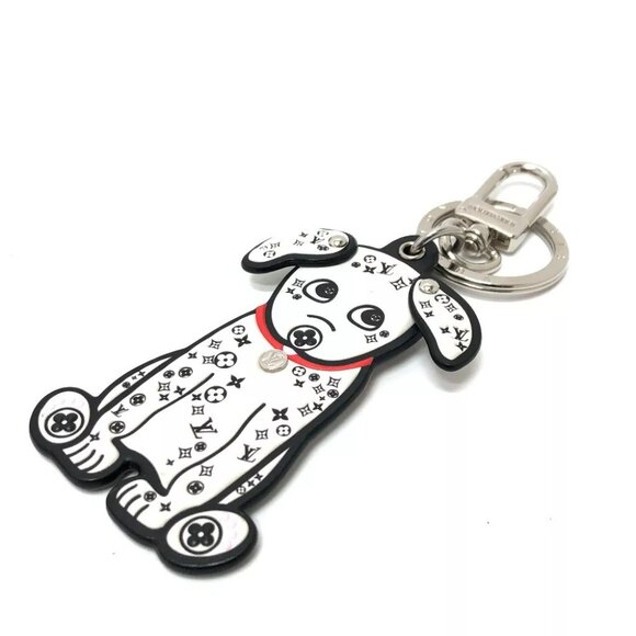 LOUIS VUITTON M00746 Portocle Dalmatian Key chain Bag Charm - Picture 8 of 10